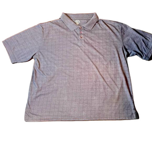 EZ’s Haggar checkerboard polo style shirt Size XXL